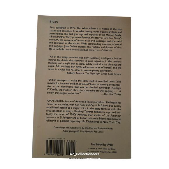 The white album by Joan Didion 0374522219 noonday press - Picture 4 of 8